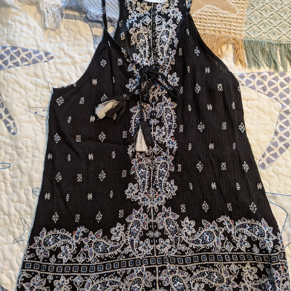 LUQ Rachell Tie Detail Halter Top